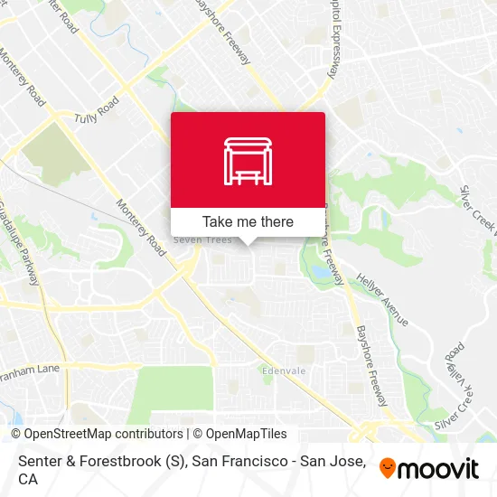Senter & Forestbrook map