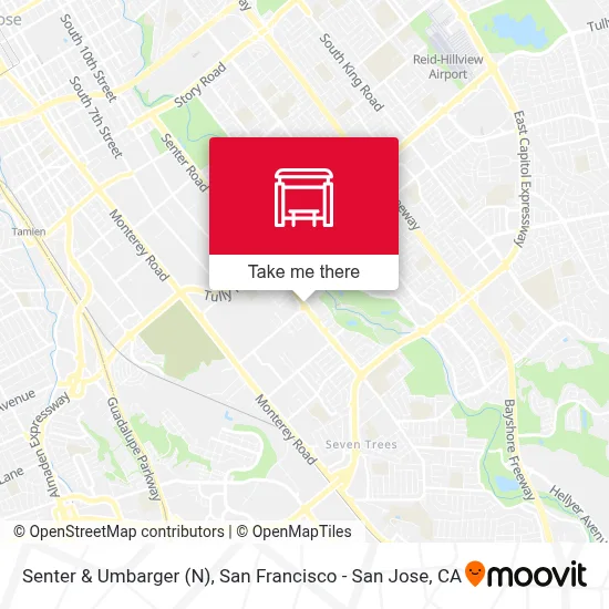 Senter & Umbarger (N) map