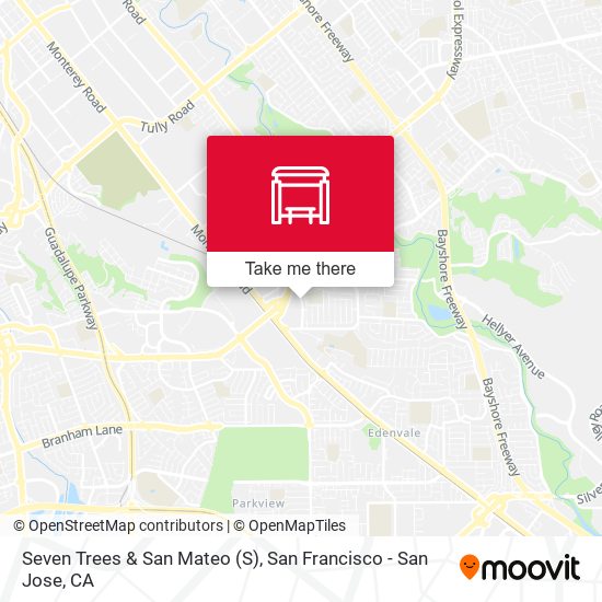 Seven Trees & San Mateo map