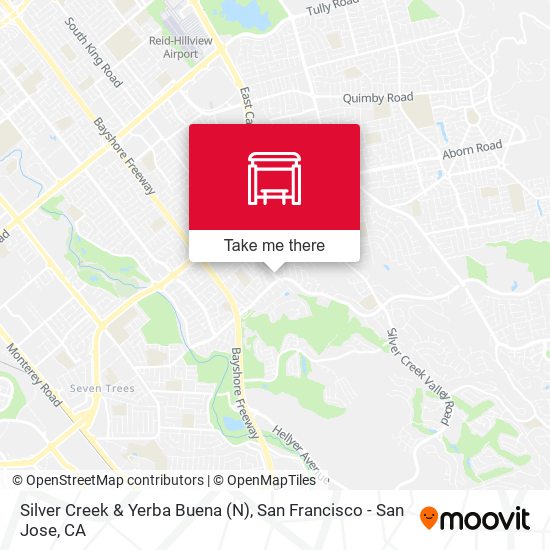 Silver Creek & Yerba Buena (N) map