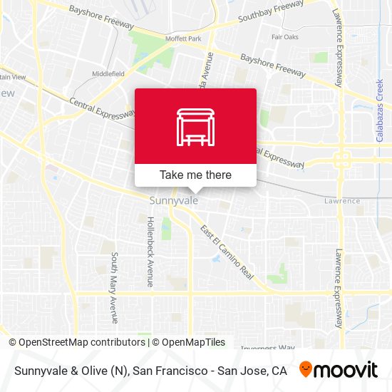 Mapa de Sunnyvale & Olive (N)