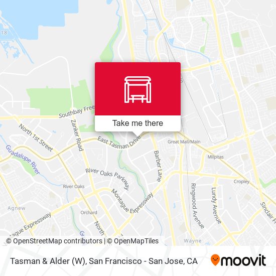 Tasman & Alder (W) map