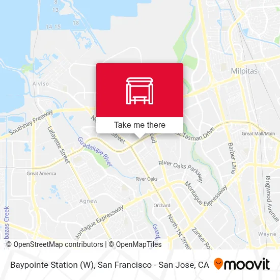 Baypointe Station (W) map