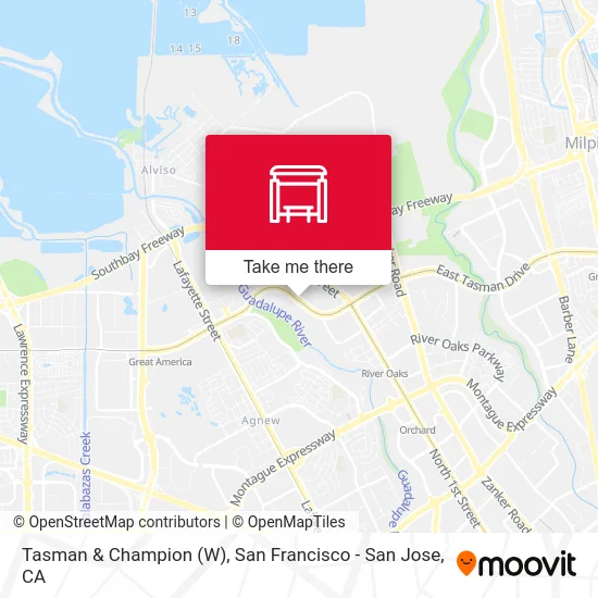 Tasman & Champion (W) map
