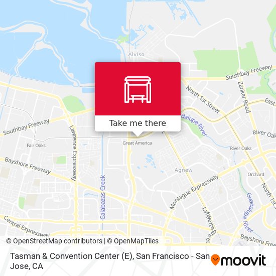Tasman & Convention Center (E) map