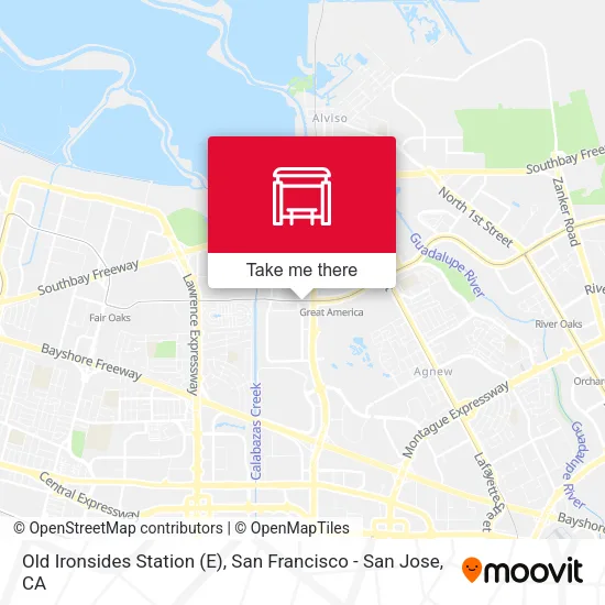 Mapa de Old Ironsides Station (E)