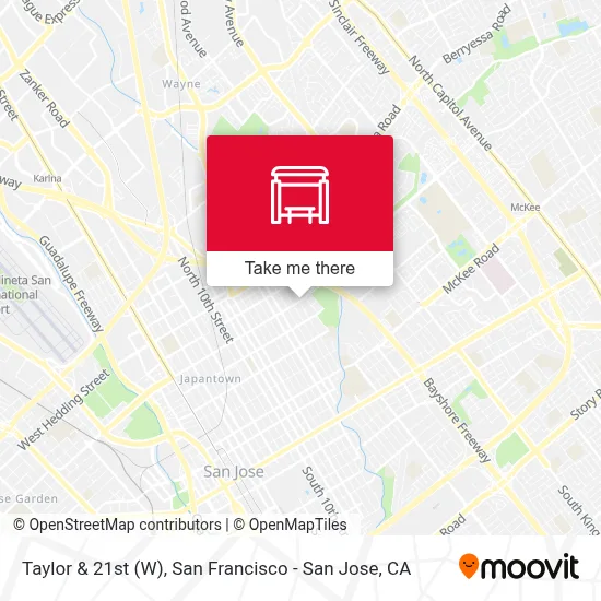 Taylor & 21st (W) map