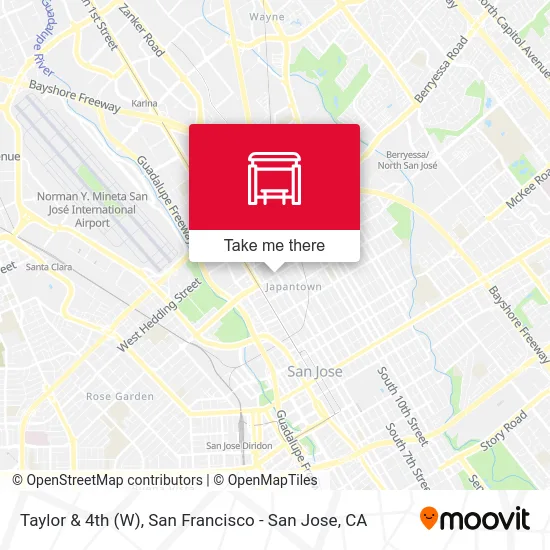 Taylor & 4th (W) map