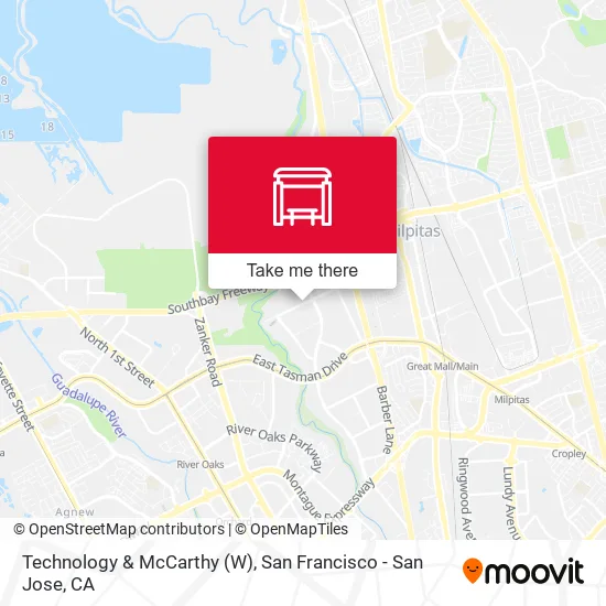 Mapa de Technology & McCarthy (W)