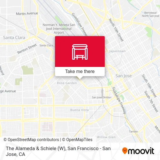 The Alameda & Schiele (W) map