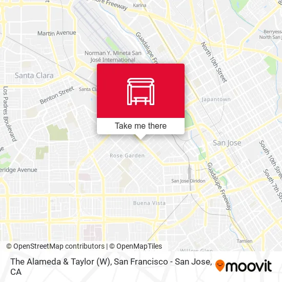 Mapa de The Alameda & Taylor (W)