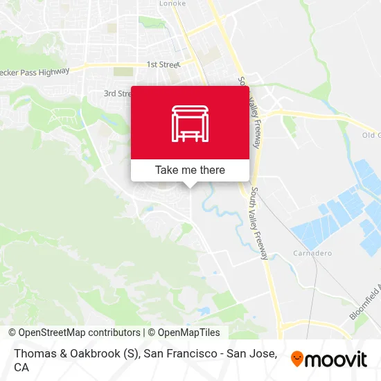 Thomas & Oakbrook (S) map