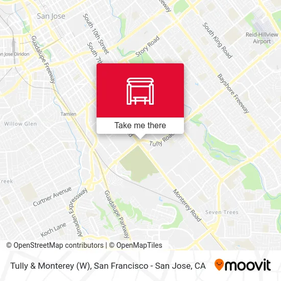 Tully & Monterey (W) map