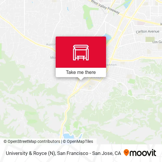 University & Royce (N) map