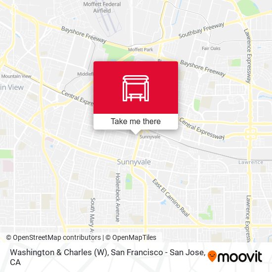 Washington & Charles map