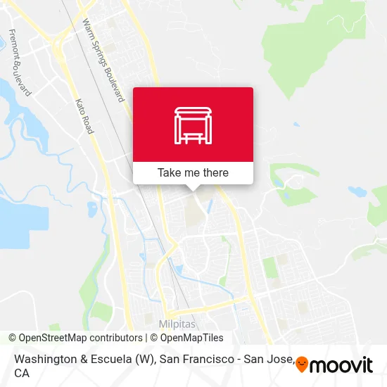 Washington & Escuela map