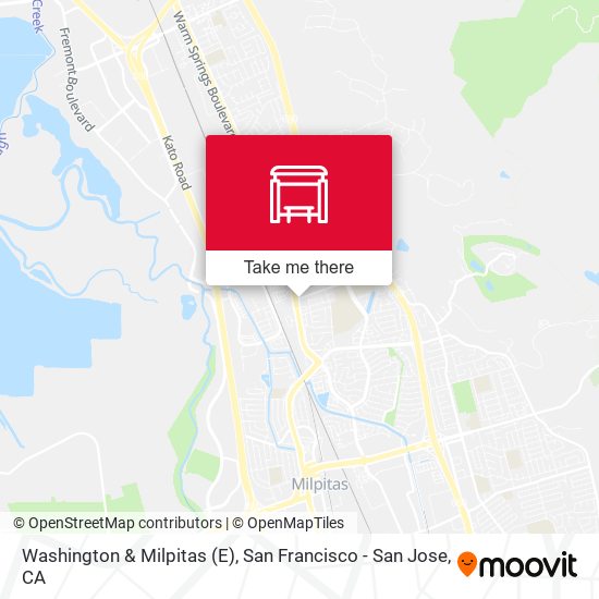 Mapa de Washington & Milpitas (E)