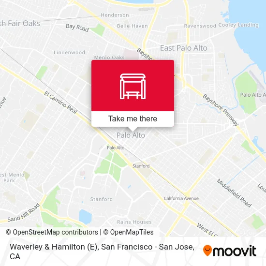 Waverley & Hamilton (E) map