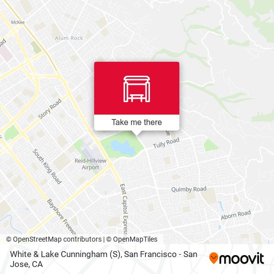 White & Lake Cunningham (S) map