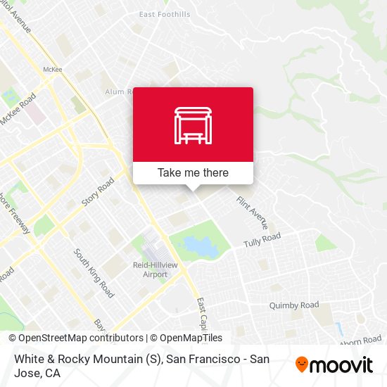 White & Rocky Mountain (S) map