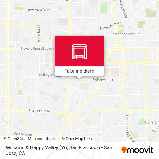 Williams & Happy Valley map