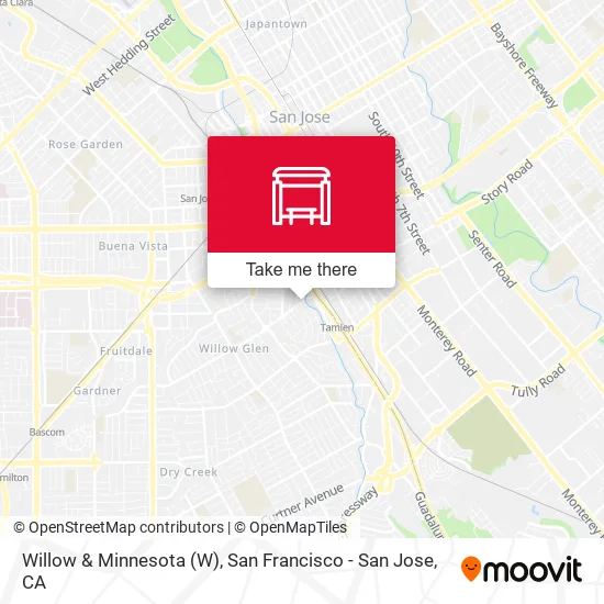 Willow & Minnesota map
