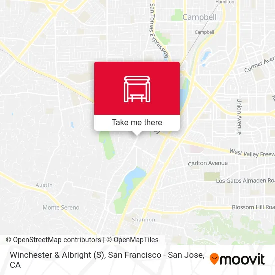 Winchester & Albright (S) map