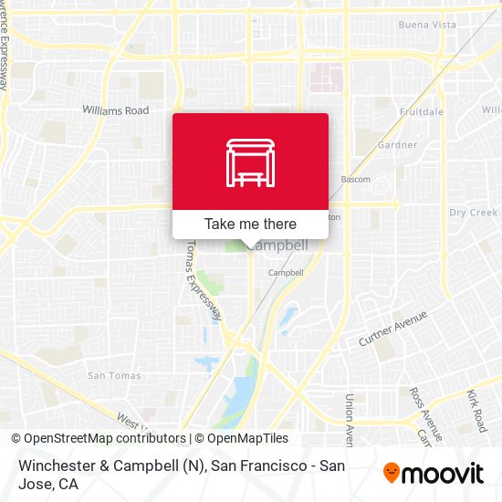 Winchester & Campbell (N) map