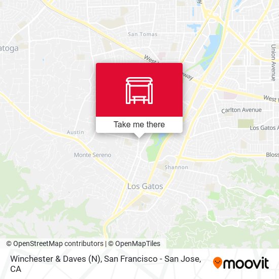 Winchester & Daves (N) map