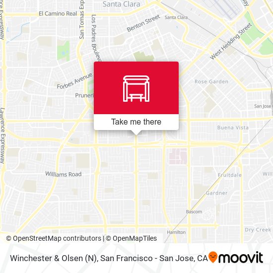 Winchester & Olsen (N) map