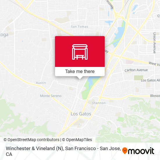 Winchester & Vineland (N) map