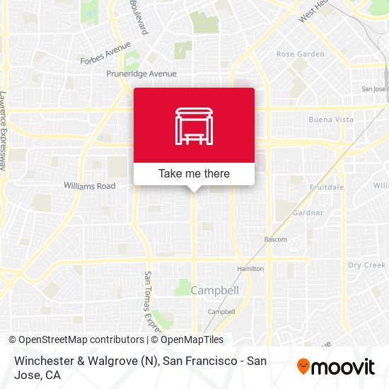 Winchester & Walgrove (N) map