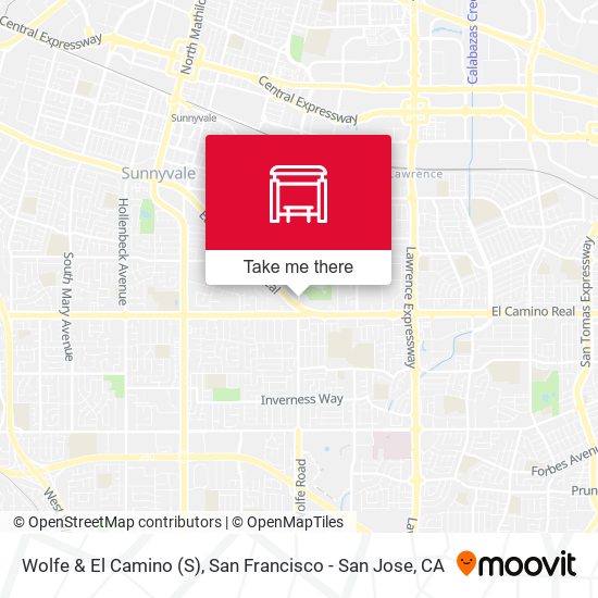 Wolfe & El Camino (S) map