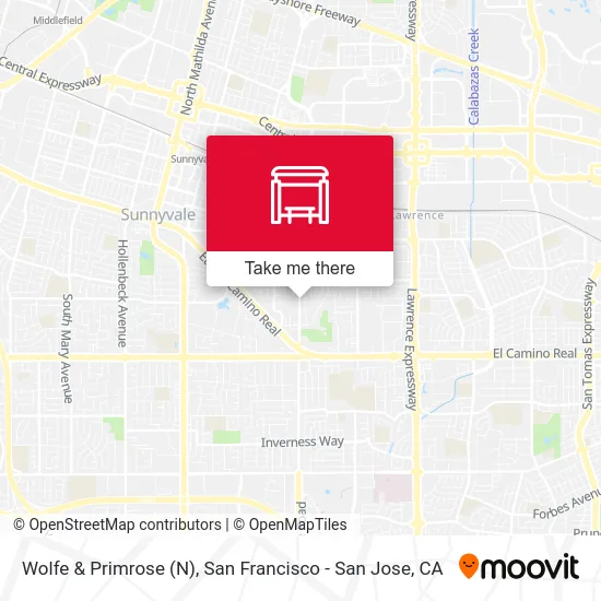 Wolfe & Primrose (N) map