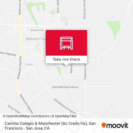 Camino Colegio & Manchester (Ac Credo Hs) map