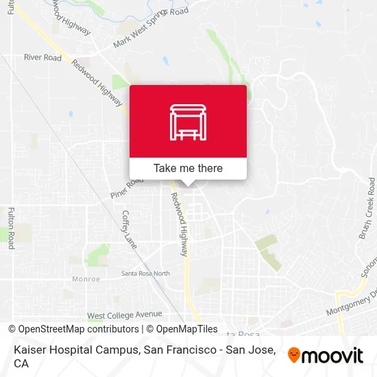 Kaiser Hospital Campus map