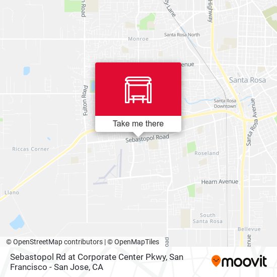 Sebastopol Rd at Corporate Center Pkwy map