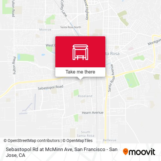 Sebastopol Rd at McMinn Ave map