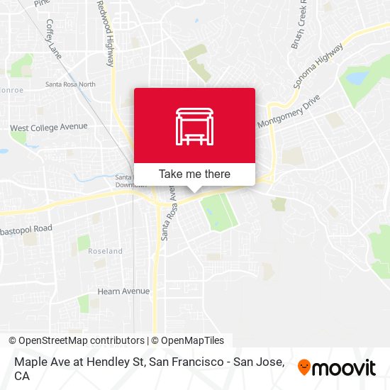 Maple Ave at Hendley St map