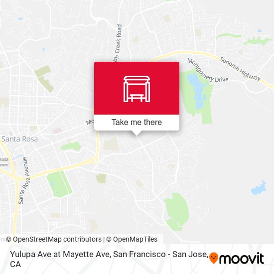 Yulupa Ave at Mayette Ave map