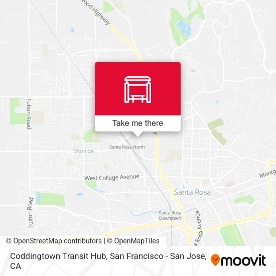 Mapa de Coddingtown Transit Hub
