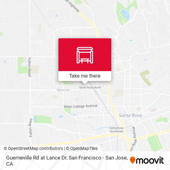 Guerneville Rd at Lance Dr map