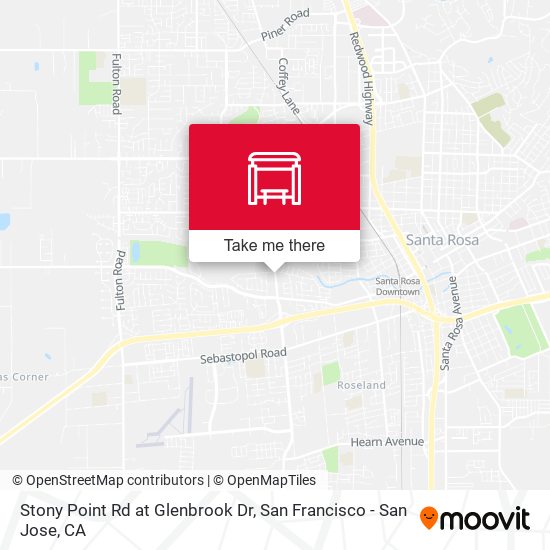 Stony Point Rd at Glenbrook Dr map