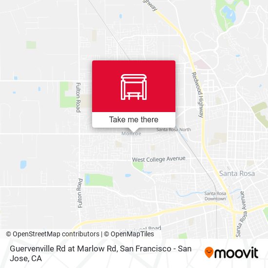 Guervenville Rd at Marlow Rd map