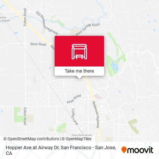 Mapa de Hopper Ave at Airway Dr