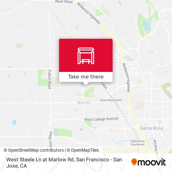 West Steele Ln at Marlow Rd map