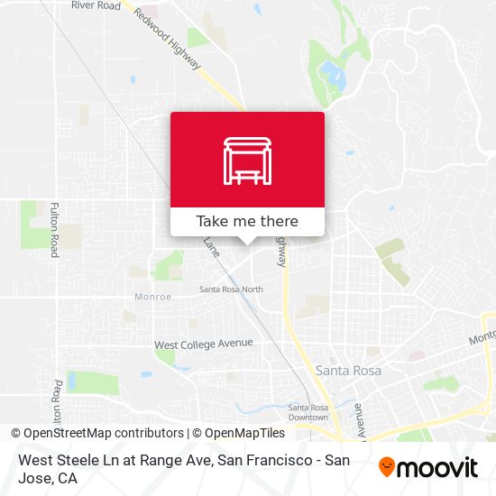 Mapa de West Steele Ln at Range Ave