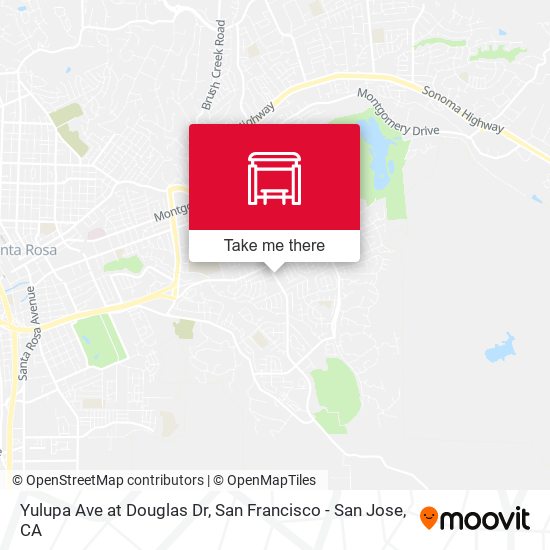 Yulupa Ave at Douglas Dr map