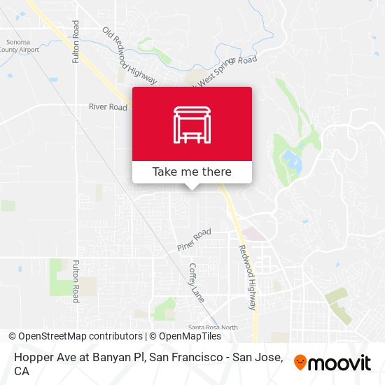 Hopper Ave at Banyan Pl map