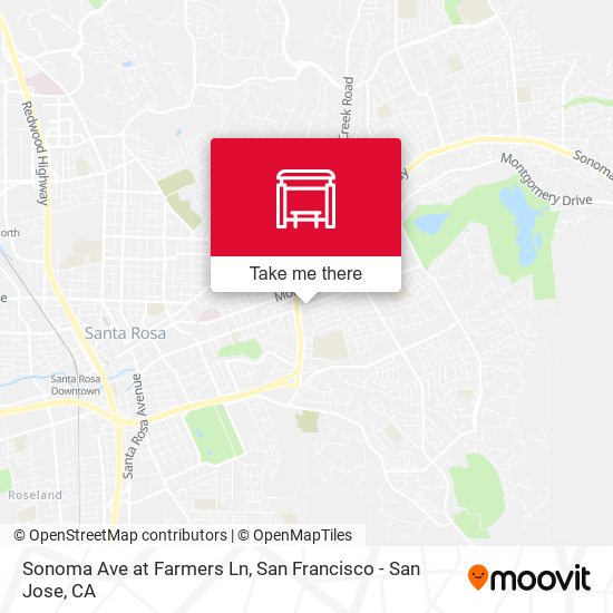 Sonoma Ave at Farmers Ln map